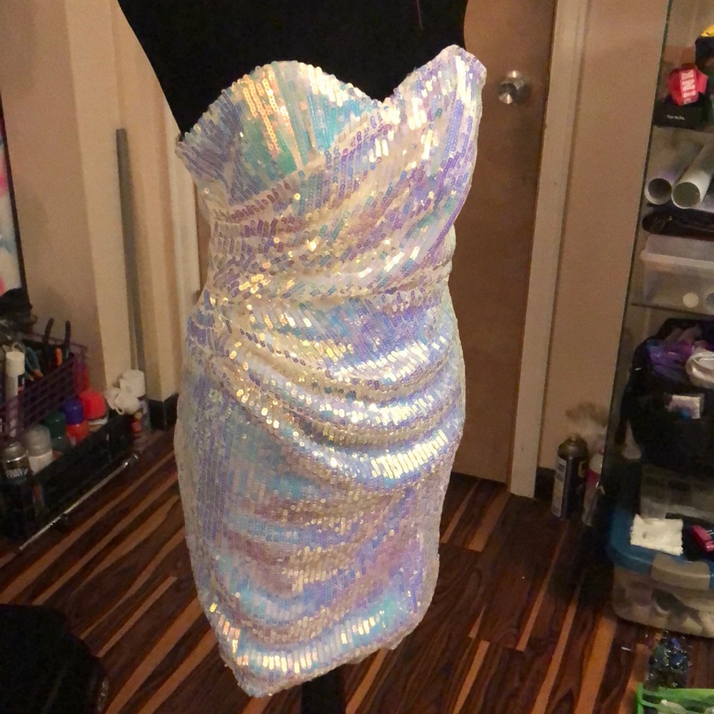 Fashion nova holo sequin dress